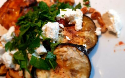 Aubergine med feta